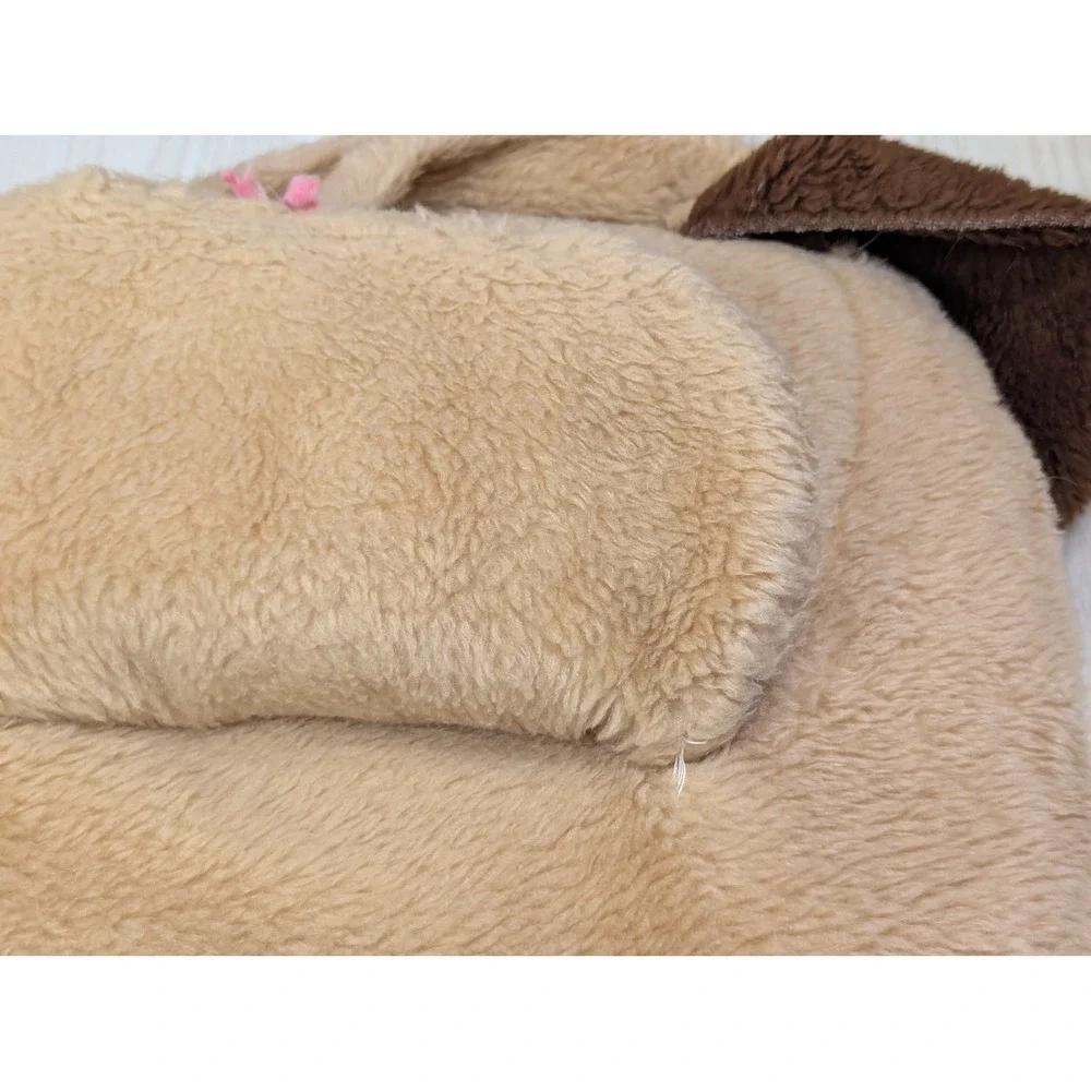 Pound Puppies Brown Puppy Dog Pillow Plush USED READ Had Sleeping Bag